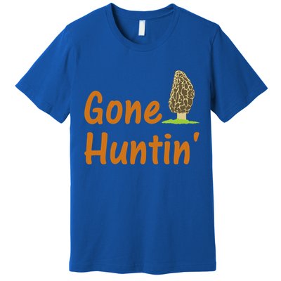 Gone Huntin' Morel Mushroom Hunter Gift Premium T-Shirt