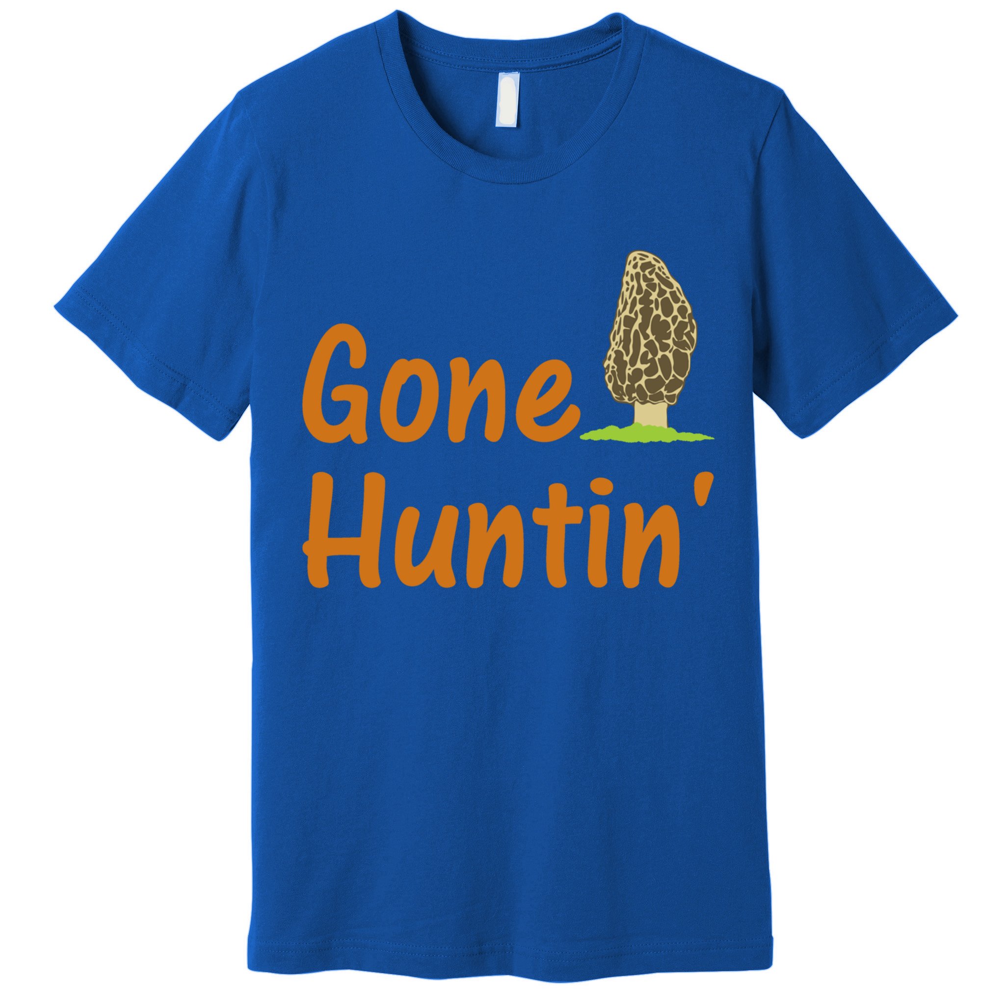 Gone Huntin' Morel Mushroom Hunter Gift Premium T-Shirt