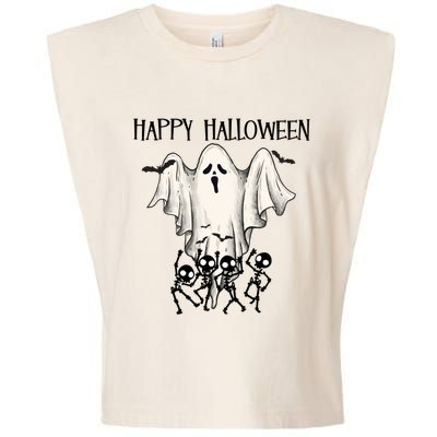 Ghos Halloween Mom Cute Pumpkin Funny Gift Stay Spooky Meaningful Gift Garment-Dyed Women's Muscle Tee