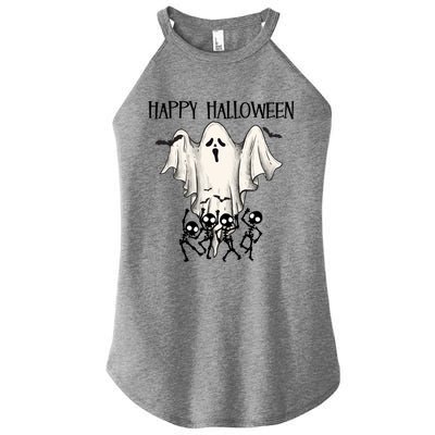 Ghos Halloween Mom Cute Pumpkin Funny Gift Stay Spooky Meaningful Gift Women’s Perfect Tri Rocker Tank