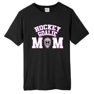 Goalie Hockey Mom With Goalie Mask Gift Tall Fusion ChromaSoft Performance T-Shirt