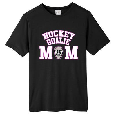 Goalie Hockey Mom With Goalie Mask Gift Tall Fusion ChromaSoft Performance T-Shirt