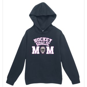 Goalie Hockey Mom With Goalie Mask Gift Urban Pullover Hoodie