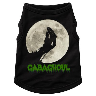 Gabaghoul Hand Moon Funny Halloween Doggie Tank