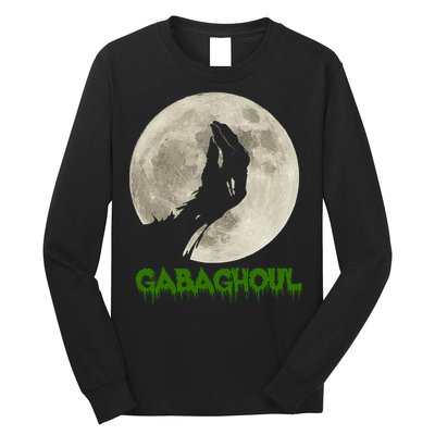 Gabaghoul Hand Moon Funny Halloween Long Sleeve Shirt