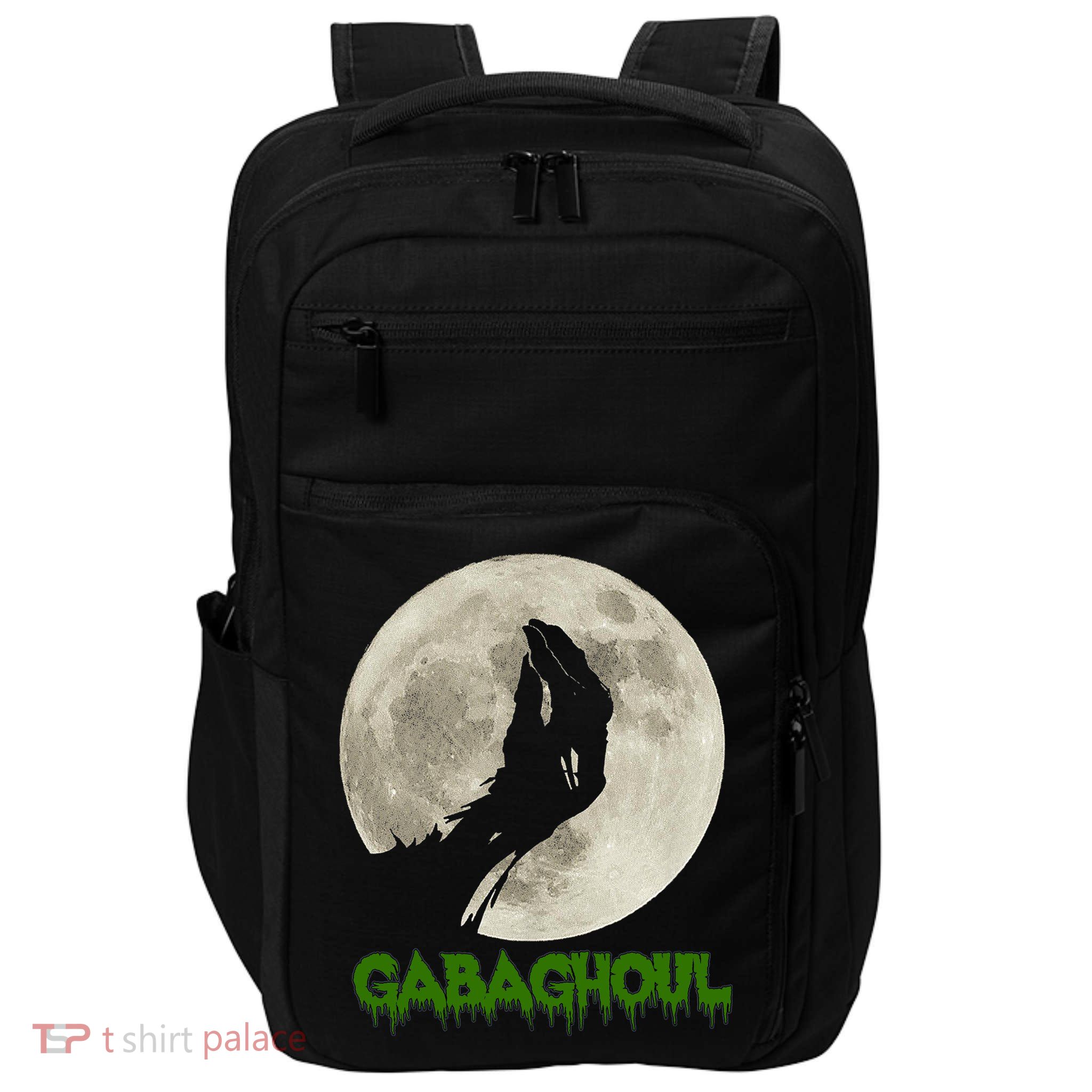 Gabaghoul Hand Moon Funny Halloween Impact Tech Backpack