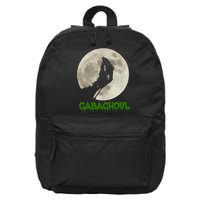Gabaghoul Hand Moon Funny Halloween 16 in Basic Backpack