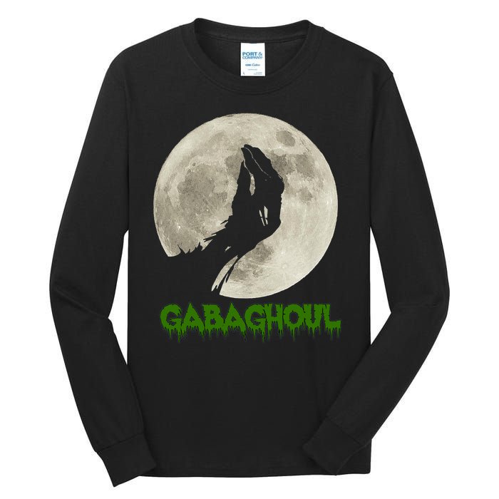 Gabaghoul Hand Moon Funny Halloween Tall Long Sleeve T-Shirt