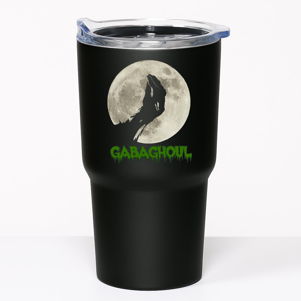 Gabaghoul Hand Moon Funny Halloween Tumbler