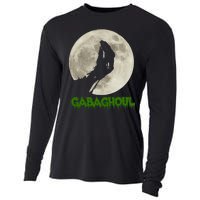 Gabaghoul Hand Moon Funny Halloween Cooling Performance Long Sleeve Crew