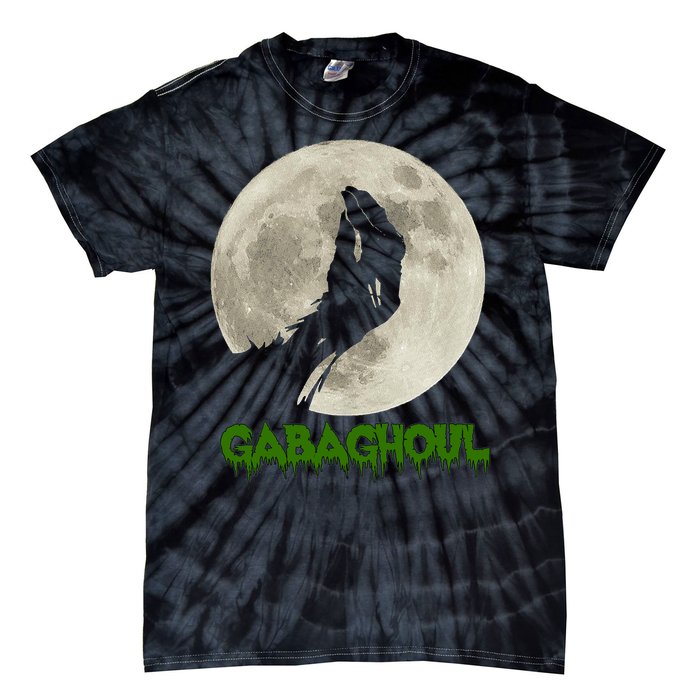 Gabaghoul Hand Moon Funny Halloween Tie-Dye T-Shirt