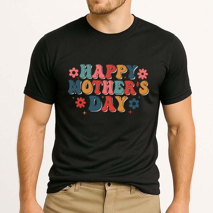Groovy Happy MotherS Day Gift Cooling Performance Crew T-Shirt