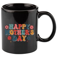 Groovy Happy MotherS Day Gift 11oz C Handle Ceramic Mug