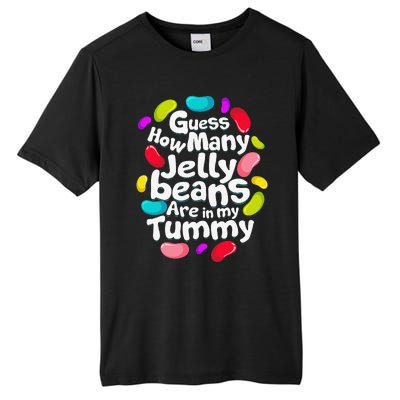 Guess How Many Jelly Beans Candy Funny Easter Gift Tall Fusion ChromaSoft Performance T-Shirt