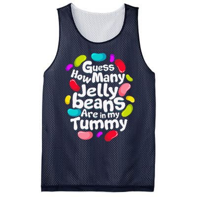 Guess How Many Jelly Beans Candy Funny Easter Gift Mesh Reversible Basketball Jersey Tank