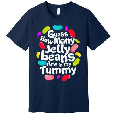 Guess How Many Jelly Beans Candy Funny Easter Gift Premium T-Shirt