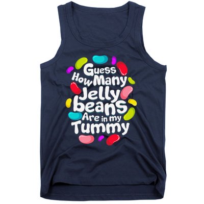 Guess How Many Jelly Beans Candy Funny Easter Gift Tank Top