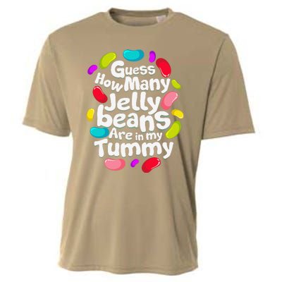 Guess How Many Jelly Beans Candy Funny Easter Gift Cooling Performance Crew T-Shirt