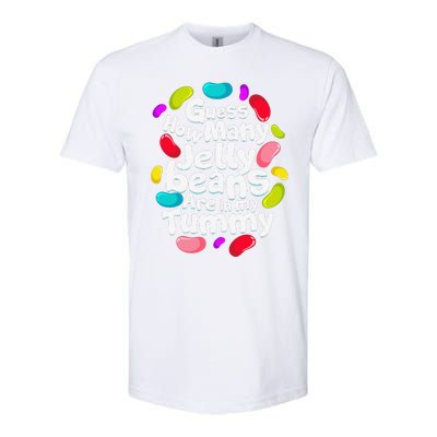 Guess How Many Jelly Beans Candy Funny Easter Gift Softstyle CVC T-Shirt