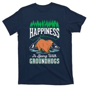 Groundhog Happiness Marmot Woodchuck Premium T-Shirt