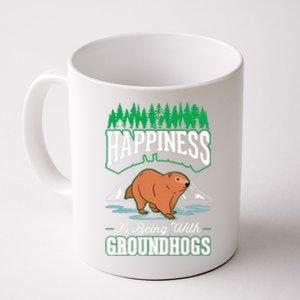 Groundhog Happiness Marmot Woodchuck Premium Coffee Mug