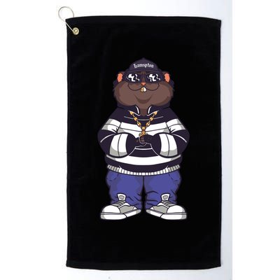 Gangster Hamster Meaningful Gift Golf Towel