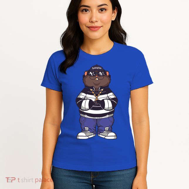 Gangster Hamster Meaningful Gift Womens T-Shirt