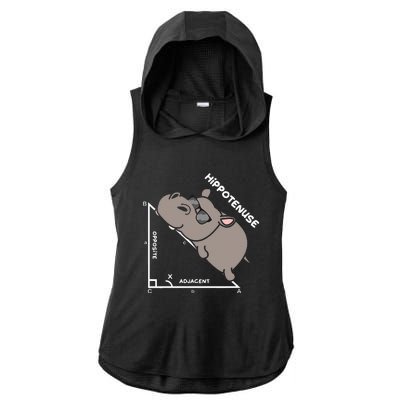 Geometry Hypotenuse Math Mathematics Teacher Ladies PosiCharge Tri-Blend Wicking Draft Hoodie Tank