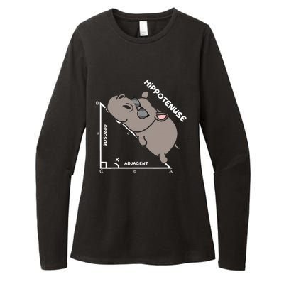 Geometry Hypotenuse Math Mathematics Teacher Womens CVC Long Sleeve Shirt