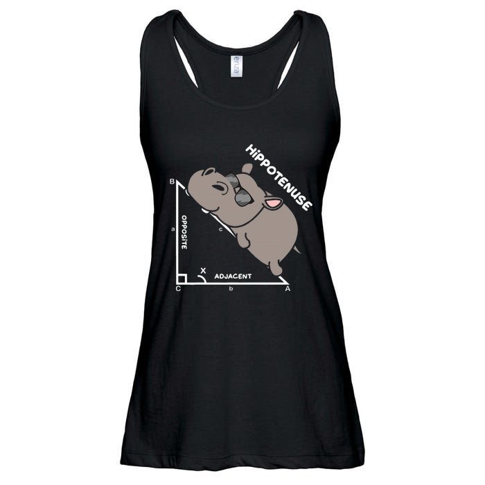 Geometry Hypotenuse Math Mathematics Teacher Ladies Essential Flowy Tank