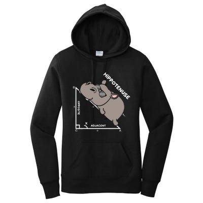 Geometry Hypotenuse Math Mathematics Teacher Women's Pullover Hoodie