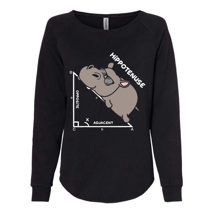 Geometry Hypotenuse Math Mathematics Teacher Womens California Wash Sweatshirt