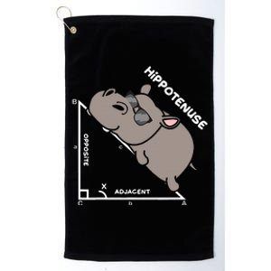 Geometry Hypotenuse Math Mathematics Teacher Platinum Collection Golf Towel