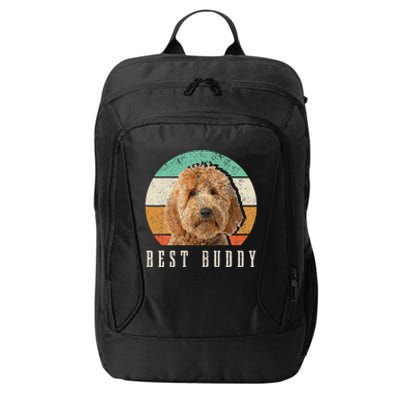 Goldendoodle Hi My Name Is Stop That Funny Dog Doodle Mom City Backpack