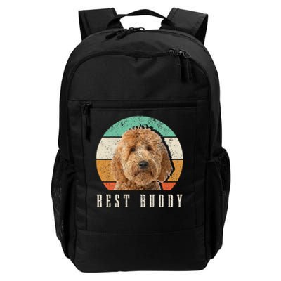 Goldendoodle Hi My Name Is Stop That Funny Dog Doodle Mom Daily Commute Backpack