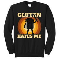 Gluten Hates Me Funny Celiac Disease Awareness Sweatshirt