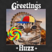 Greetings Huzz Meme Funny Cat Lollipop Cool Comfort Performance Bucket Hat