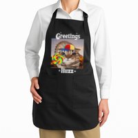 Greetings Huzz Meme Funny Cat Lollipop Apron