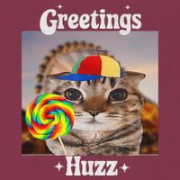 Greetings Huzz Meme Funny Cat Lollipop 16oz Travel Tumbler