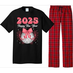 Groovy Happy New Year 2025 Disco Ball New Years Eve Party Gift Pajama Set