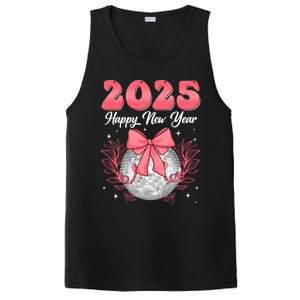 Groovy Happy New Year 2025 Disco Ball New Years Eve Party Gift PosiCharge Competitor Tank