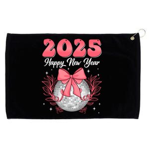 Groovy Happy New Year 2025 Disco Ball New Years Eve Party Gift Grommeted Golf Towel