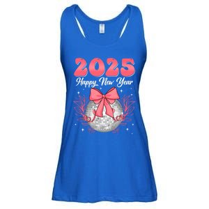 Groovy Happy New Year 2025 Disco Ball New Years Eve Party Gift Ladies Essential Flowy Tank