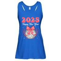 Groovy Happy New Year 2025 Disco Ball New Years Eve Party Gift Ladies Essential Flowy Tank