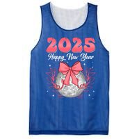 Groovy Happy New Year 2025 Disco Ball New Years Eve Party Gift Mesh Reversible Basketball Jersey Tank