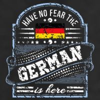 Germany Have No Fear The German Is Here 7 Panel Mesh Trucker Snapback Hat