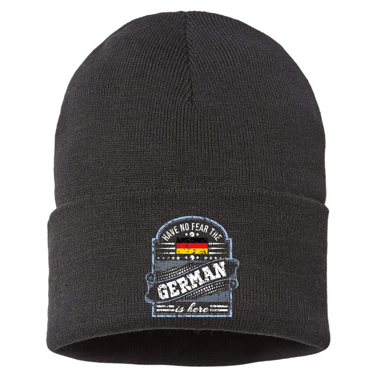 Germany Have No Fear The German Is Here Sustainable Knit Beanie