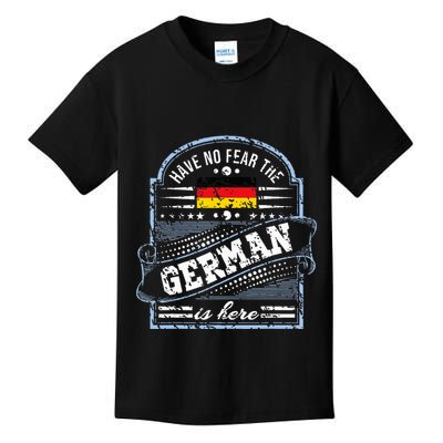 Germany Have No Fear The German Is Here Kids T-Shirt