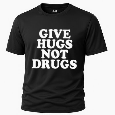Give Hugs Not Drugs Slogan Awareness Red Ribbon Week Performance Shirt