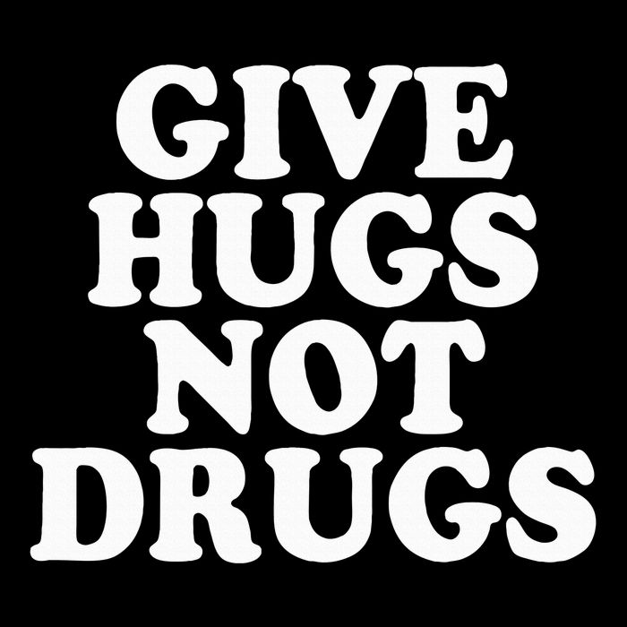 Give Hugs Not Drugs Slogan Awareness Red Ribbon Week Bucket Hat